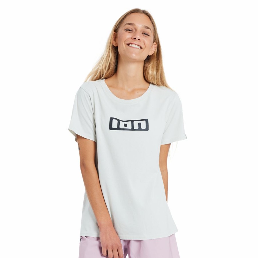 WATER ION T-Shirts | Damen T-Shirt Logo Kurzarm