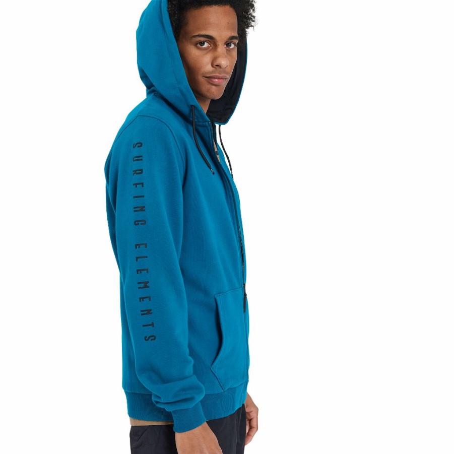 WATER ION Hoodies & Pullover | Herren Hoodie Surfing Elements Zip