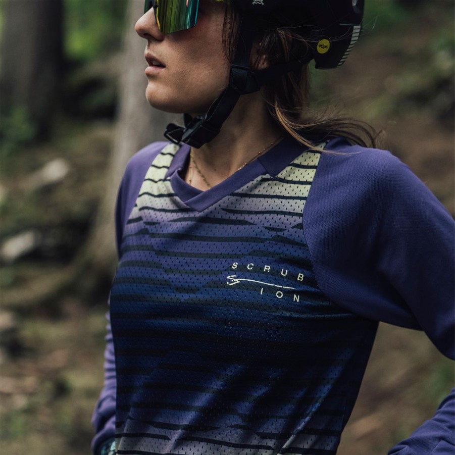 BIKE ION Jerseys | Mtb Jersey Langarm Scrub Damen